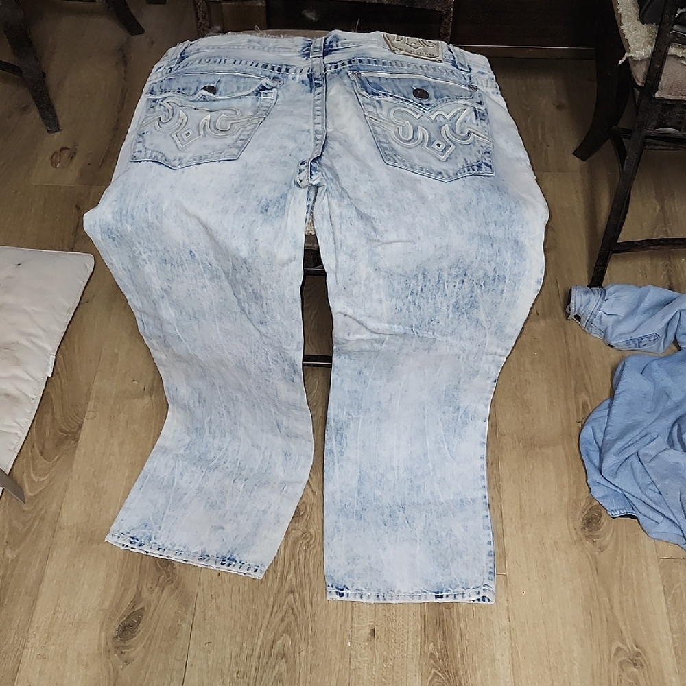 MEK Blue Relaxed Jeans with Vintage Appeal - Picture 5 of 5